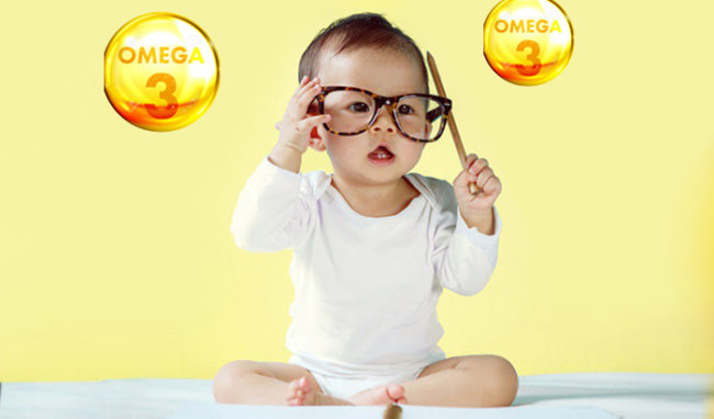 Omega 3 giúp trẻ phát triển trí não vượt trội