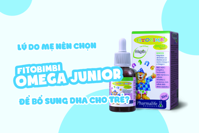 Lý do mẹ nên chọn Fitobimbi Omega Junior để bổ sung DHA cho trẻ? 1 Lý do mẹ nên chọn Fitobimbi Omega Junior để bổ sung DHA cho trẻ? 1