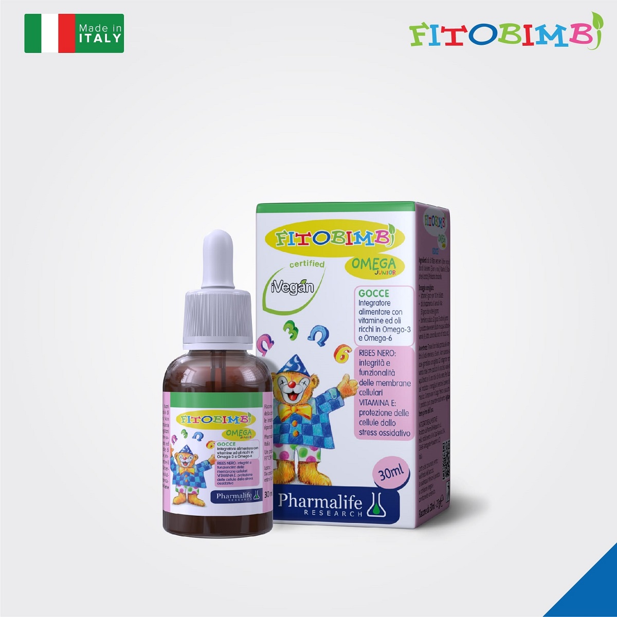 Fitobimbi Omega Junior - Hỗ trợ phát triển não bộ của trẻ nhỏ, tốt cho mắt